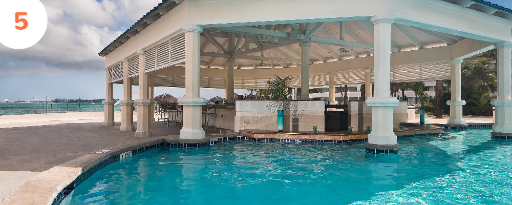 Melia Nassau Beach Swim-Up Bar